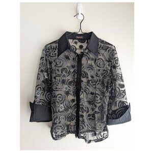 Jiayang Retro Y2K Whimisgoth blouse